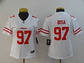 Women Nike 49ers 97 Nick Bosa White 2019 NFL Draft First Round Pick Vapor Untouchable Limited Jerseys,baseball caps,new era cap wholesale,wholesale hats